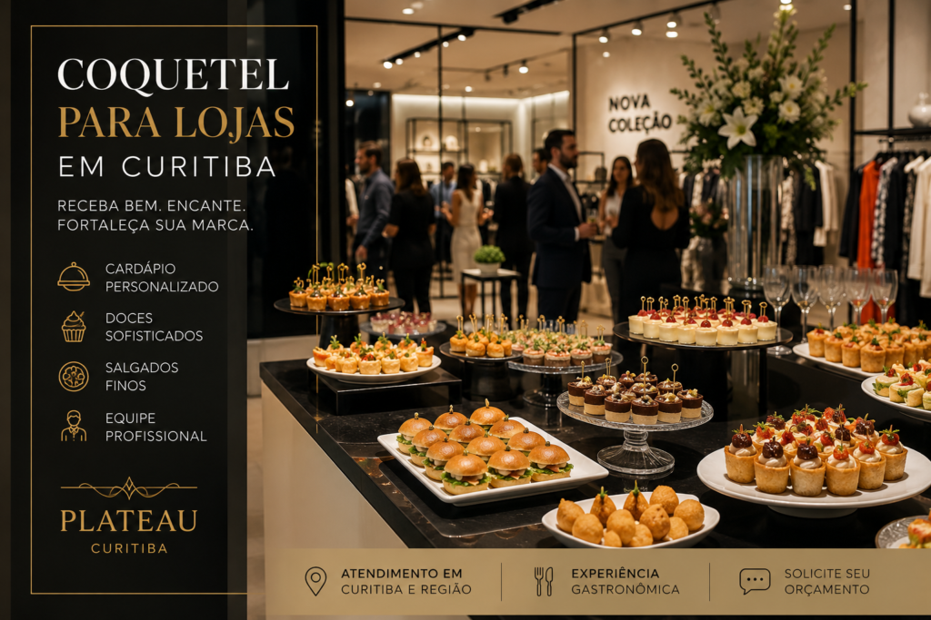 Coquetel par lojas em Curitiba